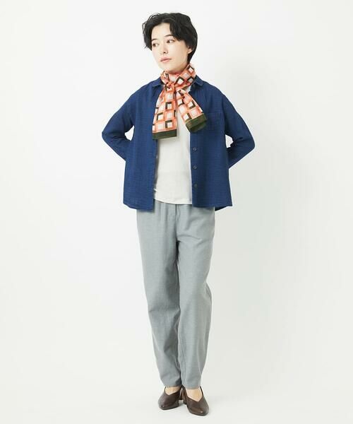 Maison de CINQ / メゾン ドゥ サンク シャツ・ブラウス | 二重織ガーゼデニムブラウス | 詳細20