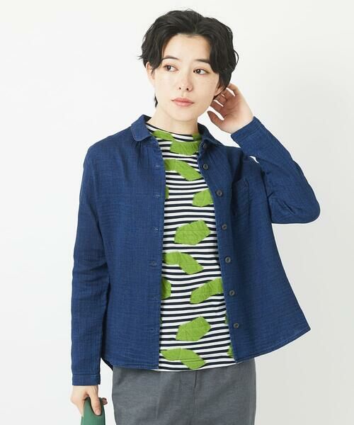 Maison de CINQ / メゾン ドゥ サンク シャツ・ブラウス | 二重織ガーゼデニムブラウス | 詳細21