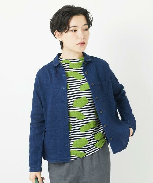 Maison de CINQ / メゾン ドゥ サンク シャツ・ブラウス | 二重織ガーゼデニムブラウス | 詳細22