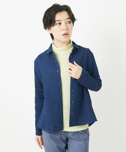 Maison de CINQ / メゾン ドゥ サンク シャツ・ブラウス | 二重織ガーゼデニムブラウス | 詳細26