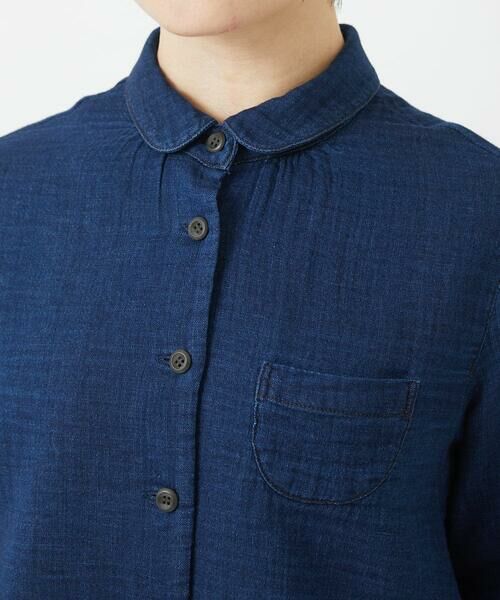 Maison de CINQ / メゾン ドゥ サンク シャツ・ブラウス | 二重織ガーゼデニムブラウス | 詳細7