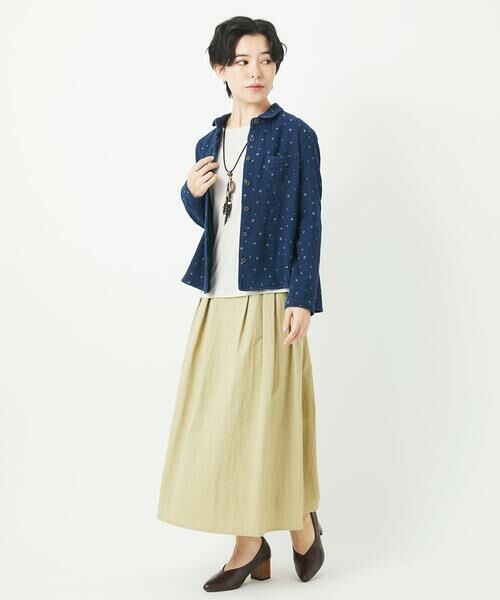 Maison de CINQ / メゾン ドゥ サンク シャツ・ブラウス | 二重織ガーゼデニムドットブラウス | 詳細13