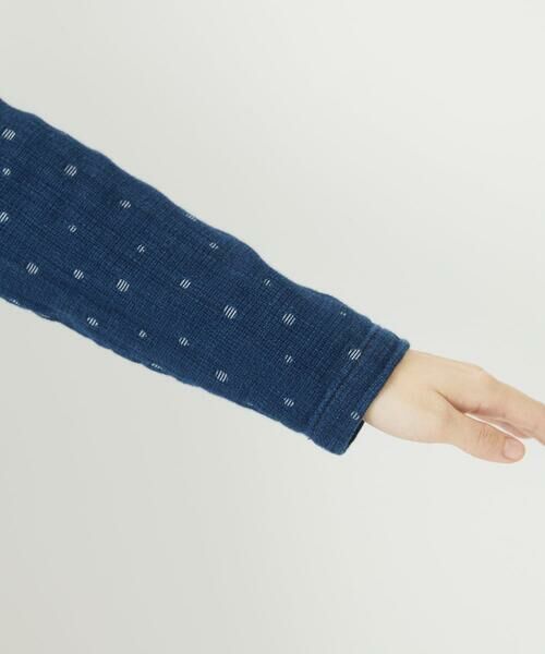 Maison de CINQ / メゾン ドゥ サンク シャツ・ブラウス | 二重織ガーゼデニムドットブラウス | 詳細7