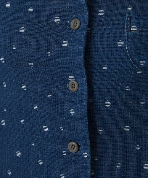 Maison de CINQ / メゾン ドゥ サンク シャツ・ブラウス | 二重織ガーゼデニムドットブラウス | 詳細9