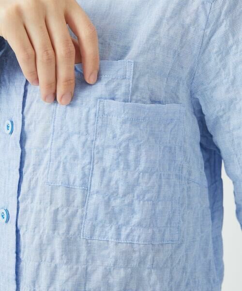 Maison de CINQ / メゾン ドゥ サンク シャツ・ブラウス | [日本製]シャーリングシャンブレーブラウス | 詳細12