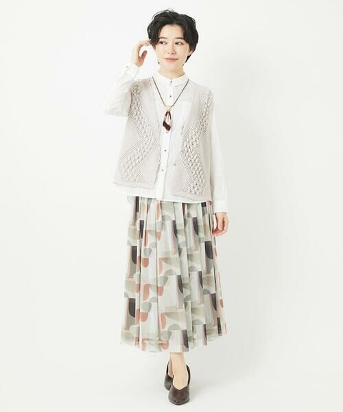 Maison de CINQ / メゾン ドゥ サンク シャツ・ブラウス | [日本製]シャーリングシャンブレーブラウス | 詳細20