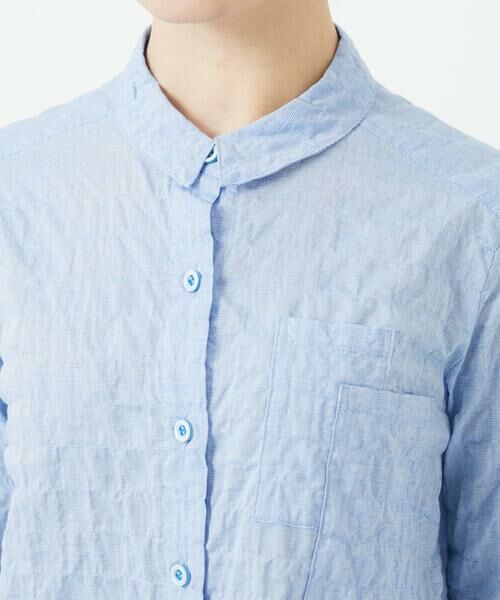 Maison de CINQ / メゾン ドゥ サンク シャツ・ブラウス | [日本製]シャーリングシャンブレーブラウス | 詳細7