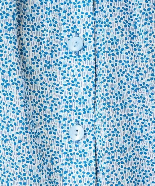 Maison de CINQ / メゾン ドゥ サンク シャツ・ブラウス | LIBERTYプリントシャツブラウス（WALTER'S MEADOW） | 詳細12