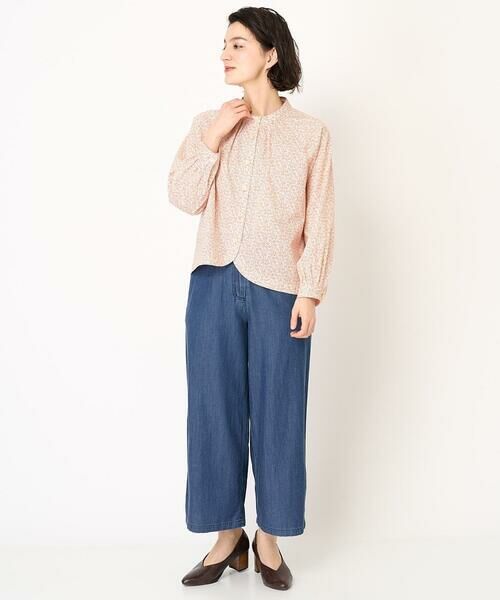 Maison de CINQ / メゾン ドゥ サンク シャツ・ブラウス | LIBERTYプリントシャツブラウス（WALTER'S MEADOW） | 詳細17