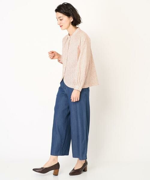 Maison de CINQ / メゾン ドゥ サンク シャツ・ブラウス | LIBERTYプリントシャツブラウス（WALTER'S MEADOW） | 詳細18