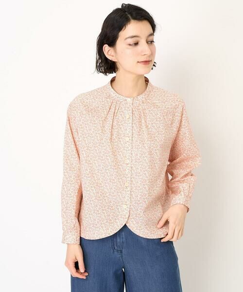 Maison de CINQ / メゾン ドゥ サンク シャツ・ブラウス | LIBERTYプリントシャツブラウス（WALTER'S MEADOW） | 詳細5