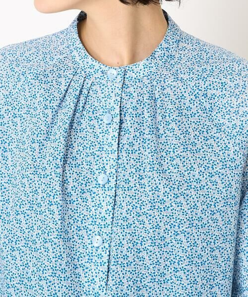 Maison de CINQ / メゾン ドゥ サンク シャツ・ブラウス | LIBERTYプリントシャツブラウス（WALTER'S MEADOW） | 詳細9