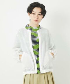 Maison de CINQ / メゾン ドゥ サンク その他アウター | メッシュシアーショート丈ブルゾン