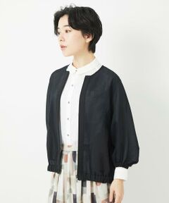 Maison de CINQ / メゾン ドゥ サンク その他アウター | メッシュシアーショート丈ブルゾン