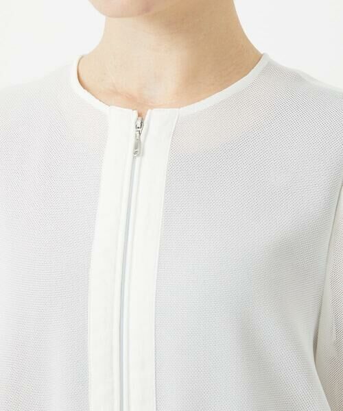 Maison de CINQ / メゾン ドゥ サンク その他アウター | メッシュシアーショート丈ブルゾン | 詳細10