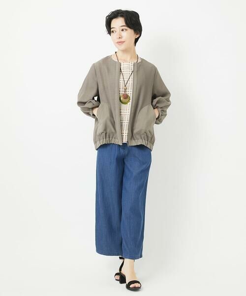 Maison de CINQ / メゾン ドゥ サンク その他アウター | メッシュシアーショート丈ブルゾン | 詳細26