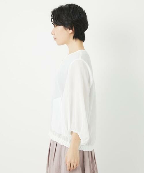 Maison de CINQ / メゾン ドゥ サンク その他アウター | メッシュシアーショート丈ブルゾン | 詳細8