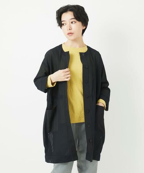 Maison de CINQ / メゾン ドゥ サンク その他アウター | メッシュシアーチュニック丈羽織 | 詳細10