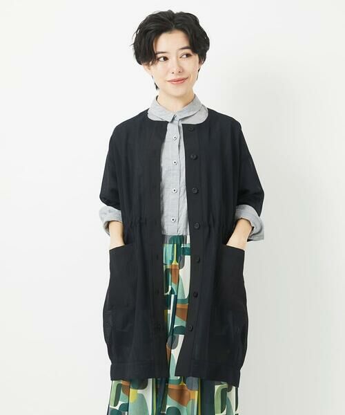 Maison de CINQ / メゾン ドゥ サンク その他アウター | メッシュシアーチュニック丈羽織 | 詳細11