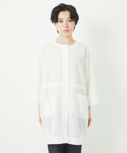 Maison de CINQ / メゾン ドゥ サンク その他アウター | メッシュシアーチュニック丈羽織 | 詳細13