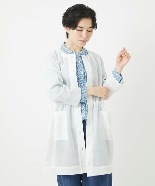 Maison de CINQ / メゾン ドゥ サンク その他アウター | メッシュシアーチュニック丈羽織 | 詳細5