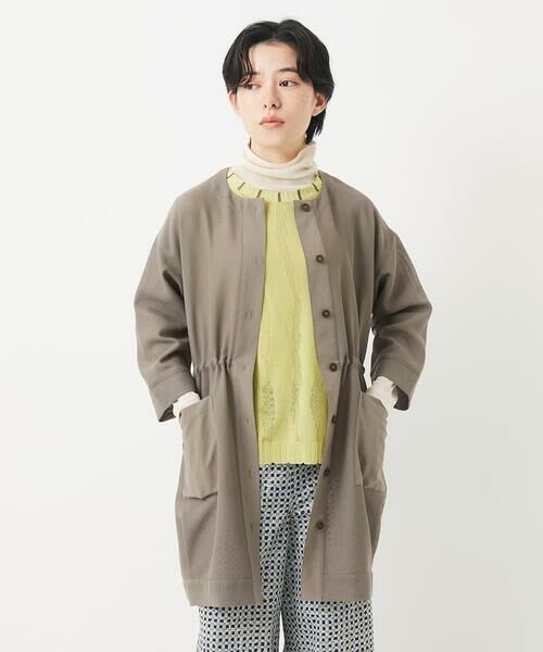 Maison de CINQ / メゾン ドゥ サンク その他アウター | メッシュシアーチュニック丈羽織 | 詳細8