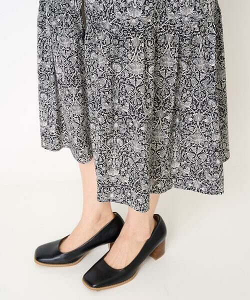 Maison de CINQ / メゾン ドゥ サンク ロング・マキシ丈ワンピース | LIBERTYプリントシャツワンピース（LODDEN WOOD） | 詳細11