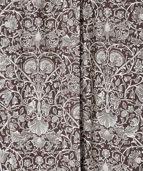 Maison de CINQ / メゾン ドゥ サンク ロング・マキシ丈ワンピース | LIBERTYプリントシャツワンピース（LODDEN WOOD） | 詳細13