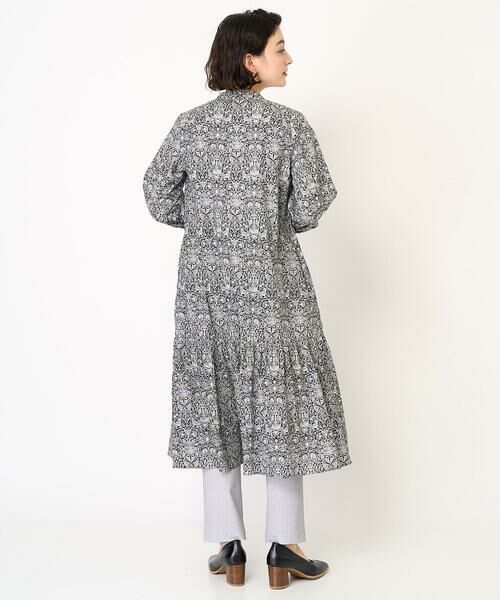 Maison de CINQ / メゾン ドゥ サンク ロング・マキシ丈ワンピース | LIBERTYプリントシャツワンピース（LODDEN WOOD） | 詳細19