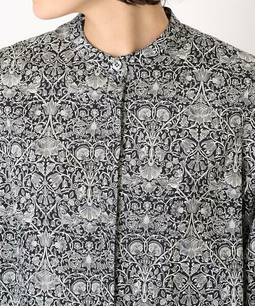 Maison de CINQ / メゾン ドゥ サンク ロング・マキシ丈ワンピース | LIBERTYプリントシャツワンピース（LODDEN WOOD） | 詳細8