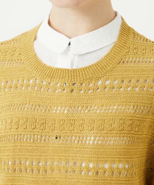 Maison de CINQ / メゾン ドゥ サンク ニット・セーター | 透かし編み半袖ニット | 詳細10