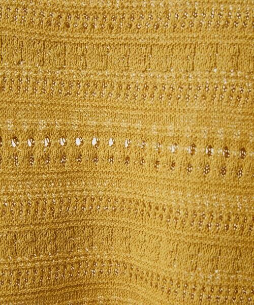 Maison de CINQ / メゾン ドゥ サンク ニット・セーター | 透かし編み半袖ニット | 詳細13