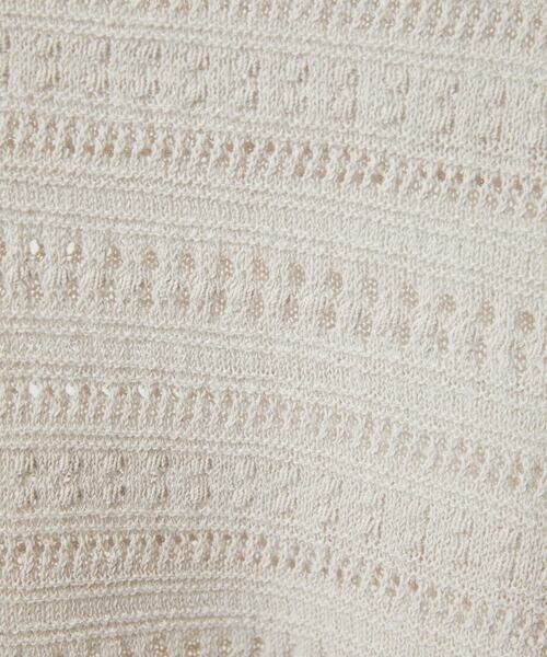 Maison de CINQ / メゾン ドゥ サンク ニット・セーター | 透かし編み半袖ニット | 詳細14