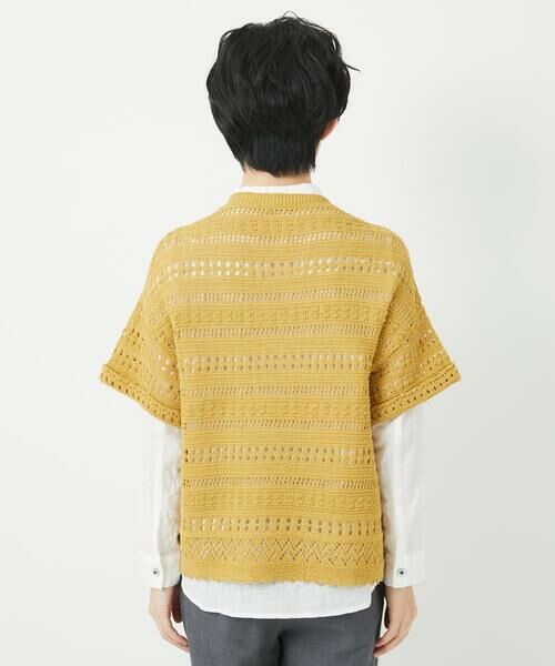 Maison de CINQ / メゾン ドゥ サンク ニット・セーター | 透かし編み半袖ニット | 詳細9