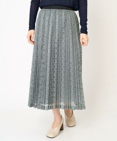 Maison de CINQ / メゾン ドゥ サンク ロング・マキシ丈スカート | ポリエステルクロシェ風レーススカート