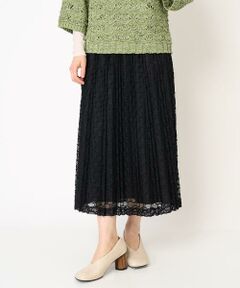 Maison de CINQ / メゾン ドゥ サンク ロング・マキシ丈スカート | ポリエステルクロシェ風レーススカート