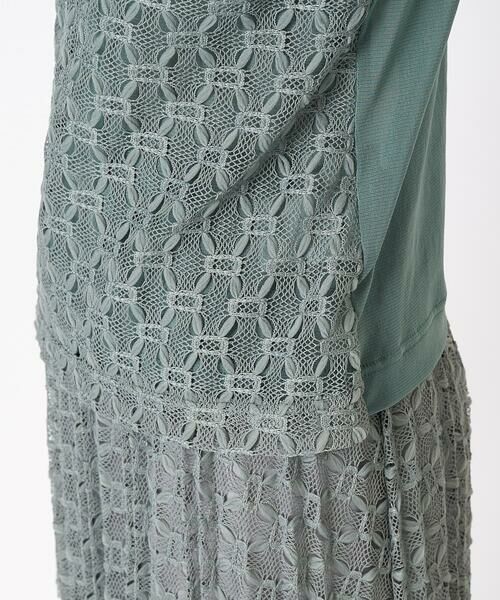 Maison de CINQ / メゾン ドゥ サンク カットソー | [日本製]ナイロンチュールクロシェ風レースカットソー | 詳細13