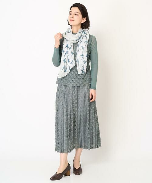 Maison de CINQ / メゾン ドゥ サンク カットソー | [日本製]ナイロンチュールクロシェ風レースカットソー | 詳細16