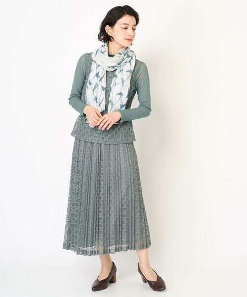 Maison de CINQ / メゾン ドゥ サンク カットソー | [日本製]ナイロンチュールクロシェ風レースカットソー | 詳細17