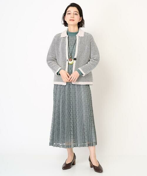 Maison de CINQ / メゾン ドゥ サンク カットソー | [日本製]ナイロンチュールクロシェ風レースカットソー | 詳細21