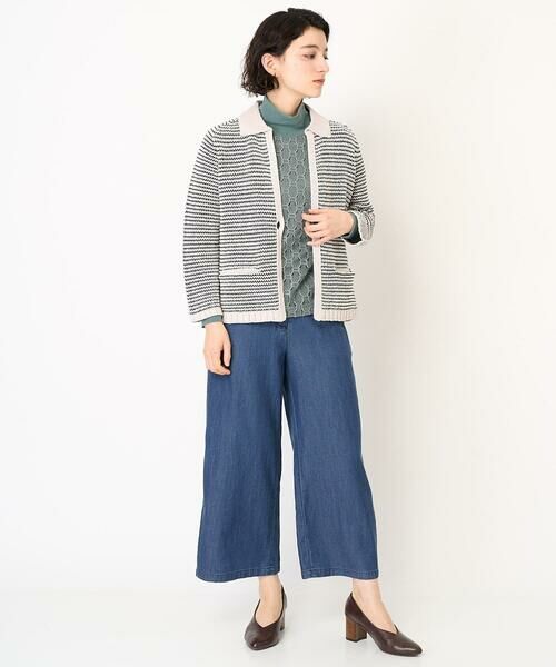 Maison de CINQ / メゾン ドゥ サンク カットソー | [日本製]ナイロンチュールクロシェ風レースカットソー | 詳細22