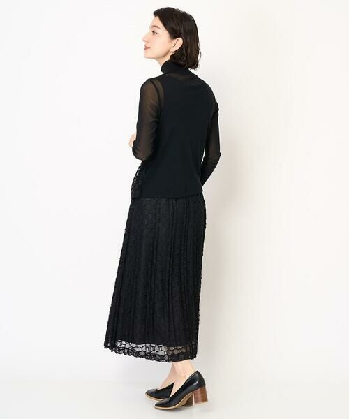 Maison de CINQ / メゾン ドゥ サンク カットソー | [日本製]ナイロンチュールクロシェ風レースカットソー | 詳細25