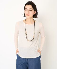 Maison de CINQ / メゾン ドゥ サンク カットソー | [日本製]シアーストレッチフライスカットソー