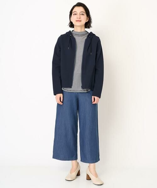 Maison de CINQ / メゾン ドゥ サンク カットソー | [日本製]シアーストレッチフライスモックネックカットソー | 詳細11