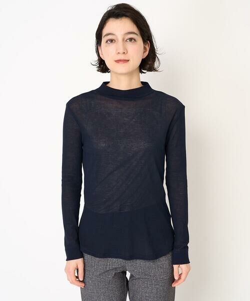 Maison de CINQ / メゾン ドゥ サンク カットソー | [日本製]シアーストレッチフライスモックネックカットソー | 詳細3