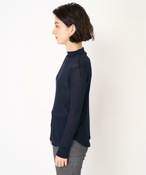 Maison de CINQ / メゾン ドゥ サンク カットソー | [日本製]シアーストレッチフライスモックネックカットソー | 詳細4