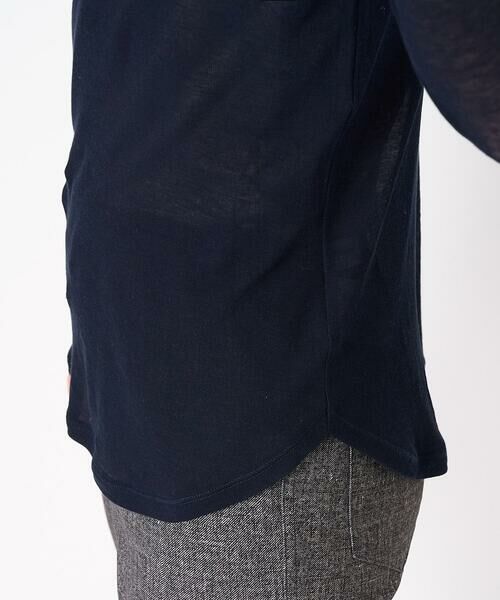 Maison de CINQ / メゾン ドゥ サンク カットソー | [日本製]シアーストレッチフライスモックネックカットソー | 詳細8