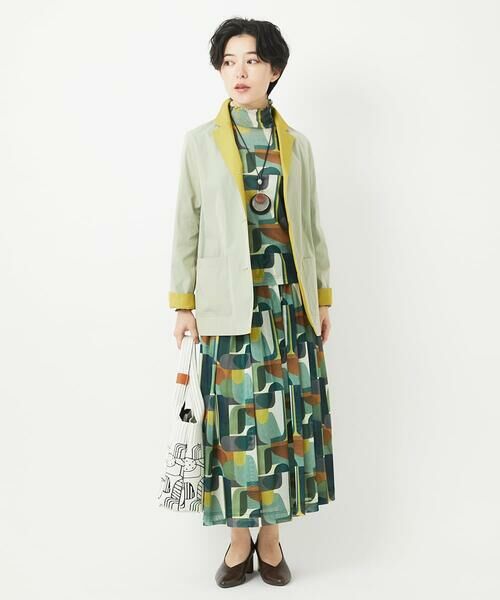 Maison de CINQ / メゾン ドゥ サンク カットソー | [日本製]アブストラクト柄サモーラチュールカットソー | 詳細20