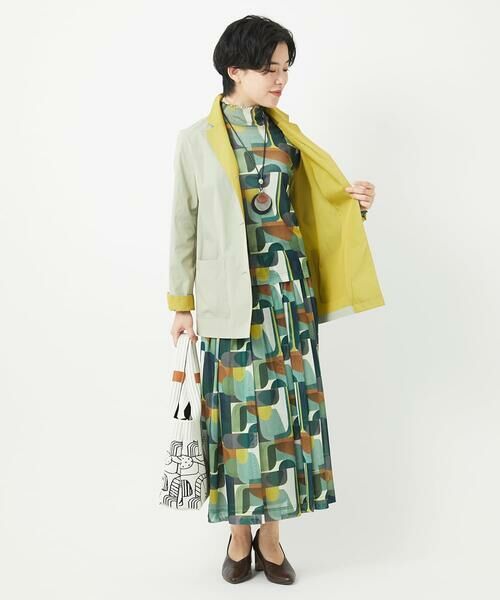 Maison de CINQ / メゾン ドゥ サンク カットソー | [日本製]アブストラクト柄サモーラチュールカットソー | 詳細22