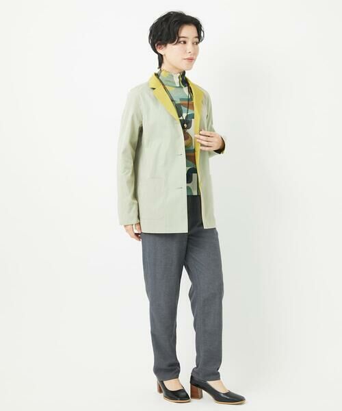 Maison de CINQ / メゾン ドゥ サンク カットソー | [日本製]アブストラクト柄サモーラチュールカットソー | 詳細24